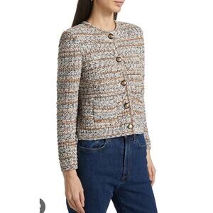 Ba&sh Guspa Short Knit Cardigan size S small